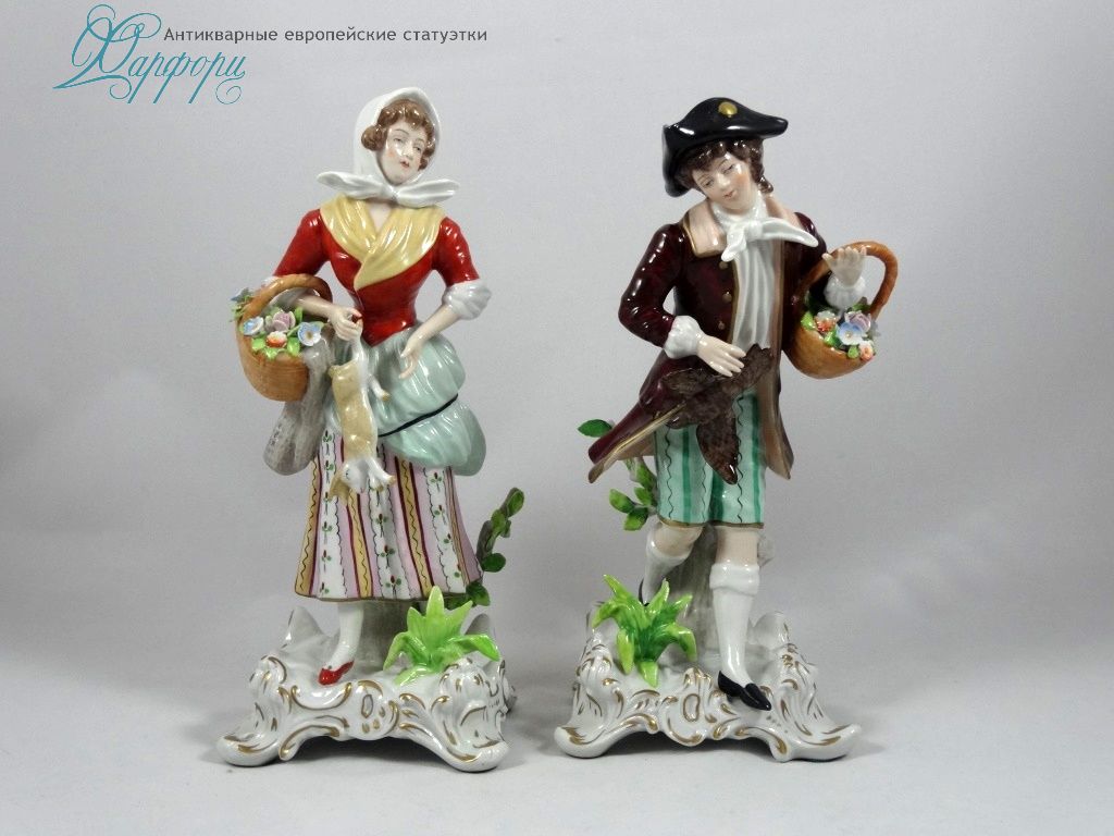 Фарфор, статуэтка, антиквариат, Германия, Sitzendorf